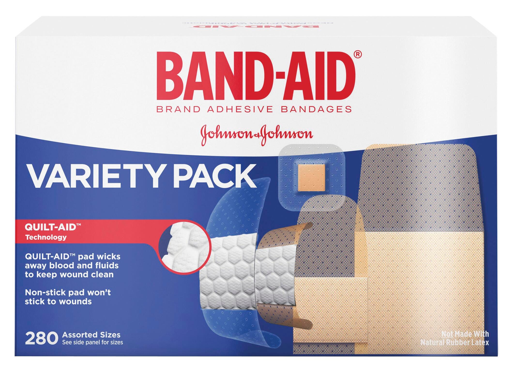 Johnson & Johnson Band-Aid Assorted Shape Adhesive Bandage
